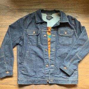 Pendleton Denim Wool Panel Jacket - Men's Size Medium